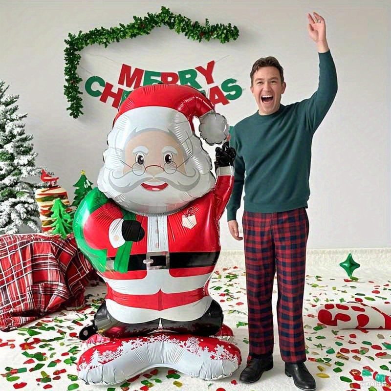 1pc santa claus balloon christmas party decoration balloon
