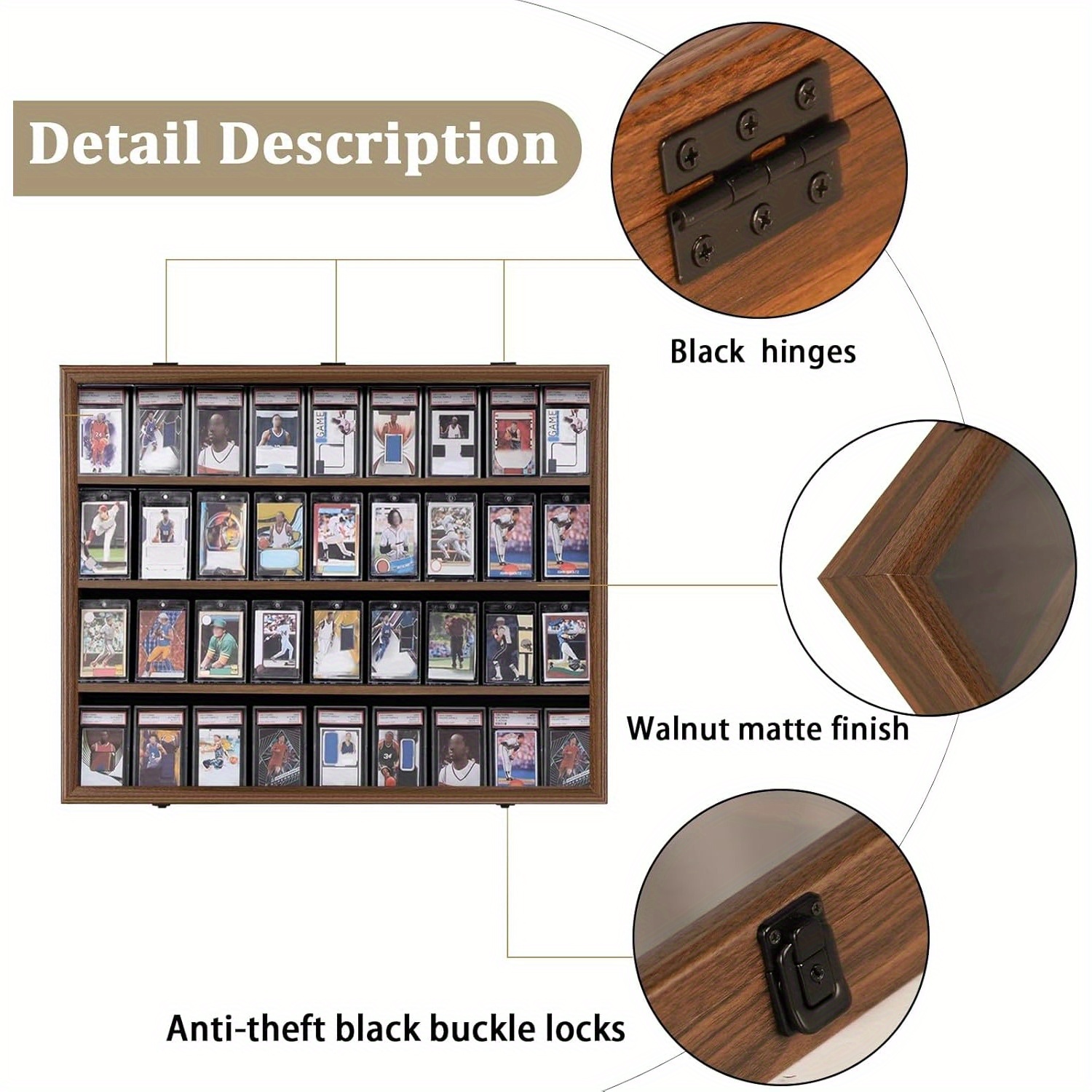 35 36pcs graded sports card display case baseball card - Temu Canada