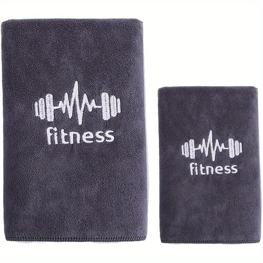 Microfiber Gym Towel Set, Water Absorbent Sports Towels For Sweat, Long Large Size Super Soft Towels, Yoga Towel, Towel For Working Out, Sweat, Fitness (37.4" X 15.7" .3" X 9.8")