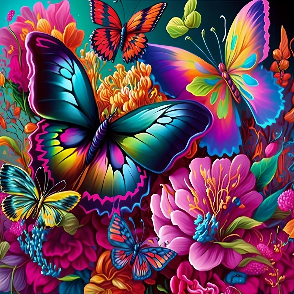 TEMU New Arrival! 5d Diamond Painting Kit, In Multiple Sizes. Features Clear Letters And Vibrant Colors With A Of Patterns From. Suitable For Adults