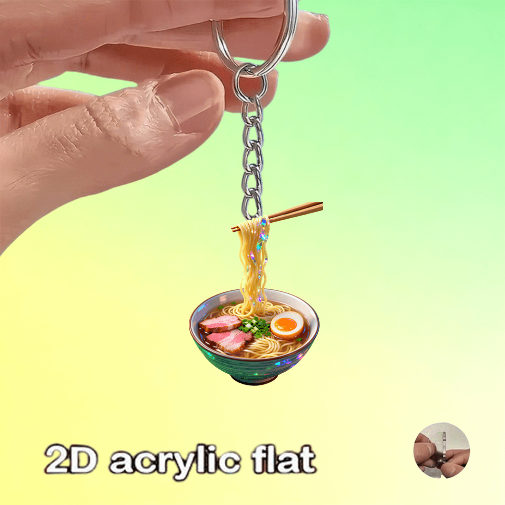 E-shop [2D Flat] [2D Flat] Ein sorgfältig gestalteter, lebendiger Acryl-Schlüsselanhänger, für jeden und Anlass, geeignet als Auto-Schlüsselanhänger,