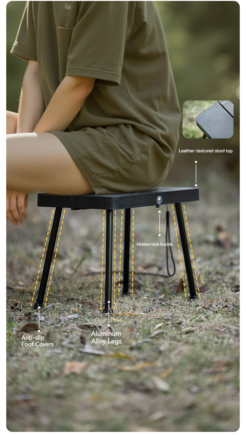   portable folding stool for outdoor fishing camping and home use lightweight and easy to carry Product details 2