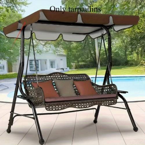 1pc Outdoor Swing Canopy Hammock Top Cover - Umbrella Covers for Swing Sets, , Lightweight, and - Perfect Replacement for Swing Glider Canopy