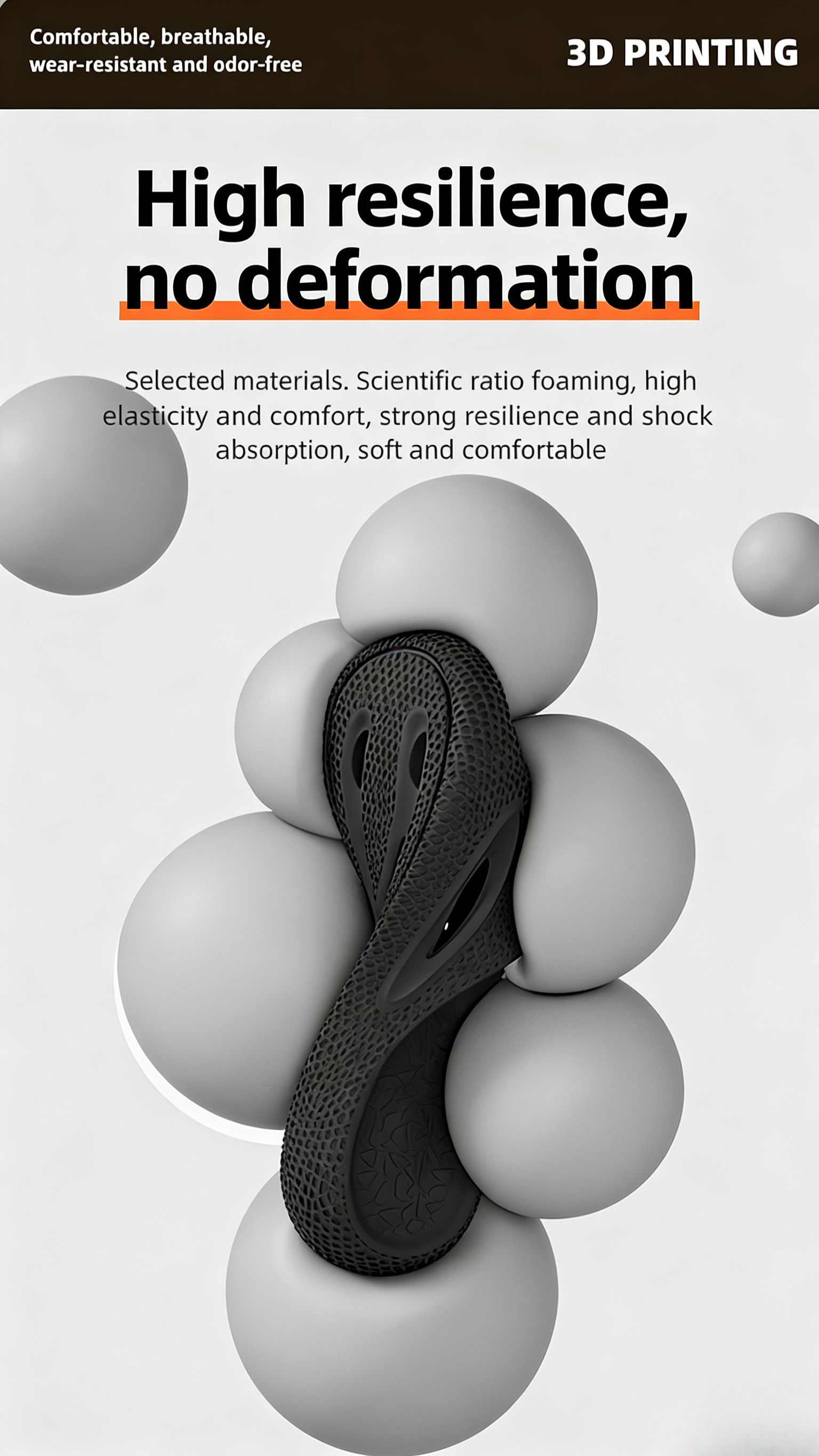 High-End Three-Dimensional Textured Unisex Outdoor Non-Slip Odor-Resistant Silent Couple Summer Cloud-Like Sports Slippers