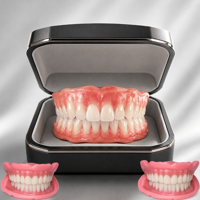Cosmetic Dental Veneers, Adaptive Smile System, Instantly Fix Dental Imperfections, for Temporary Or Long-Term Use, Fast At-Home Application, Lightweight Plastic Braces, Comfortable for Daily Wear, Not to Be Worn While Eating