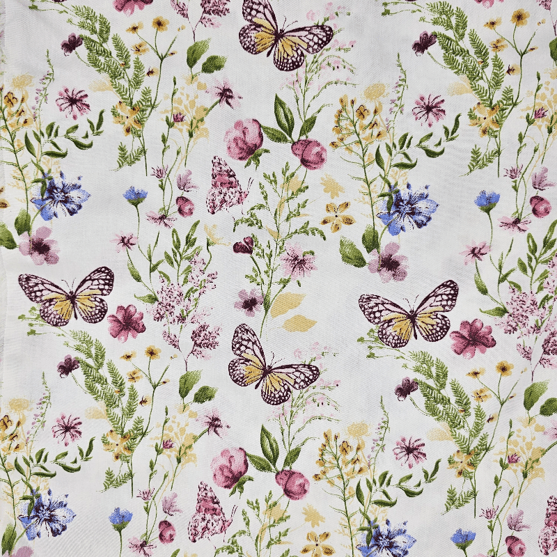 TEMU 1pc 100% Cotton Floral Print Fabric | 39.4x63 Inches | Diy Materials For Handkerchiefs, Pillowcases, Bedding, Curtains, Tablecloths & Masks |