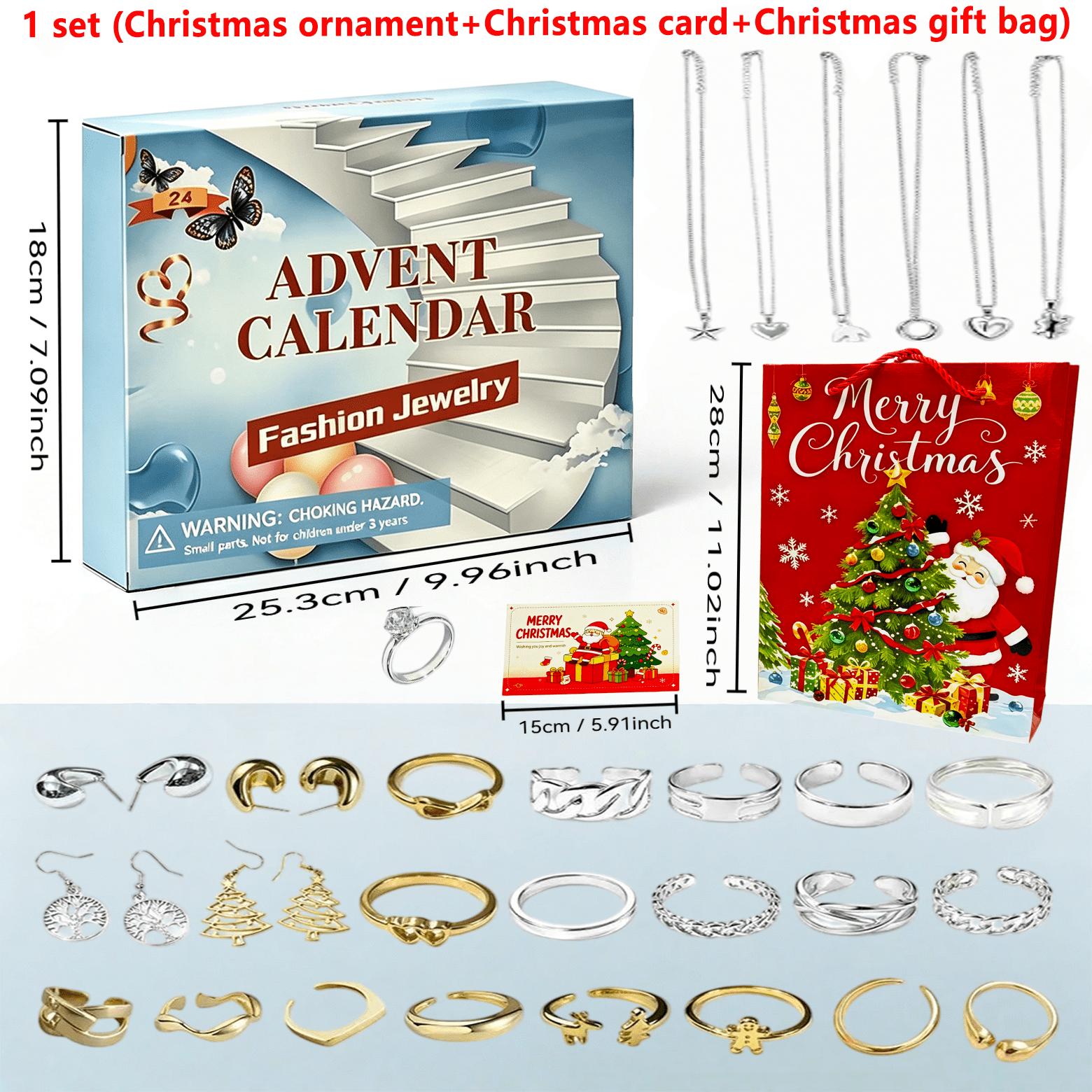 2026 Christmas Countdown Calendar, 24 Grid Gift Accessories