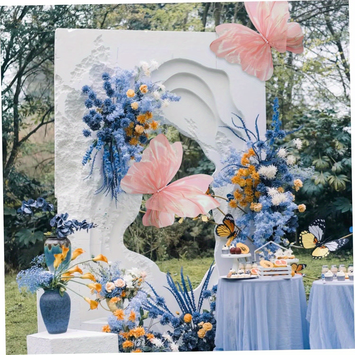 Mariposas Artificiales 3D Coloridas – Set Decorativo Para Bodas, Ramos O Manualidades (PVC)
