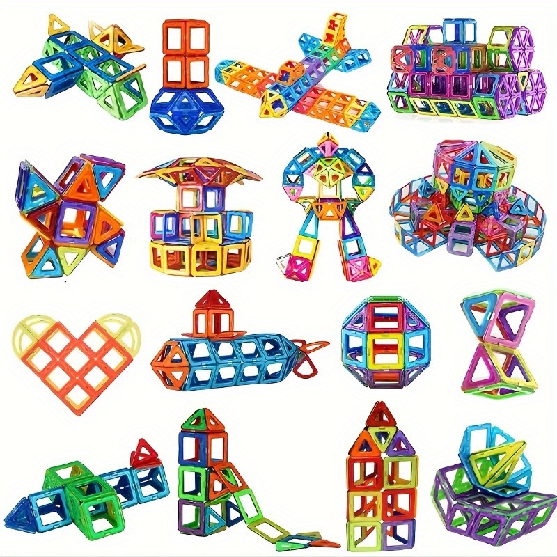 58pcs Magnetic Toys - Children's Magnetic Building Blocks
