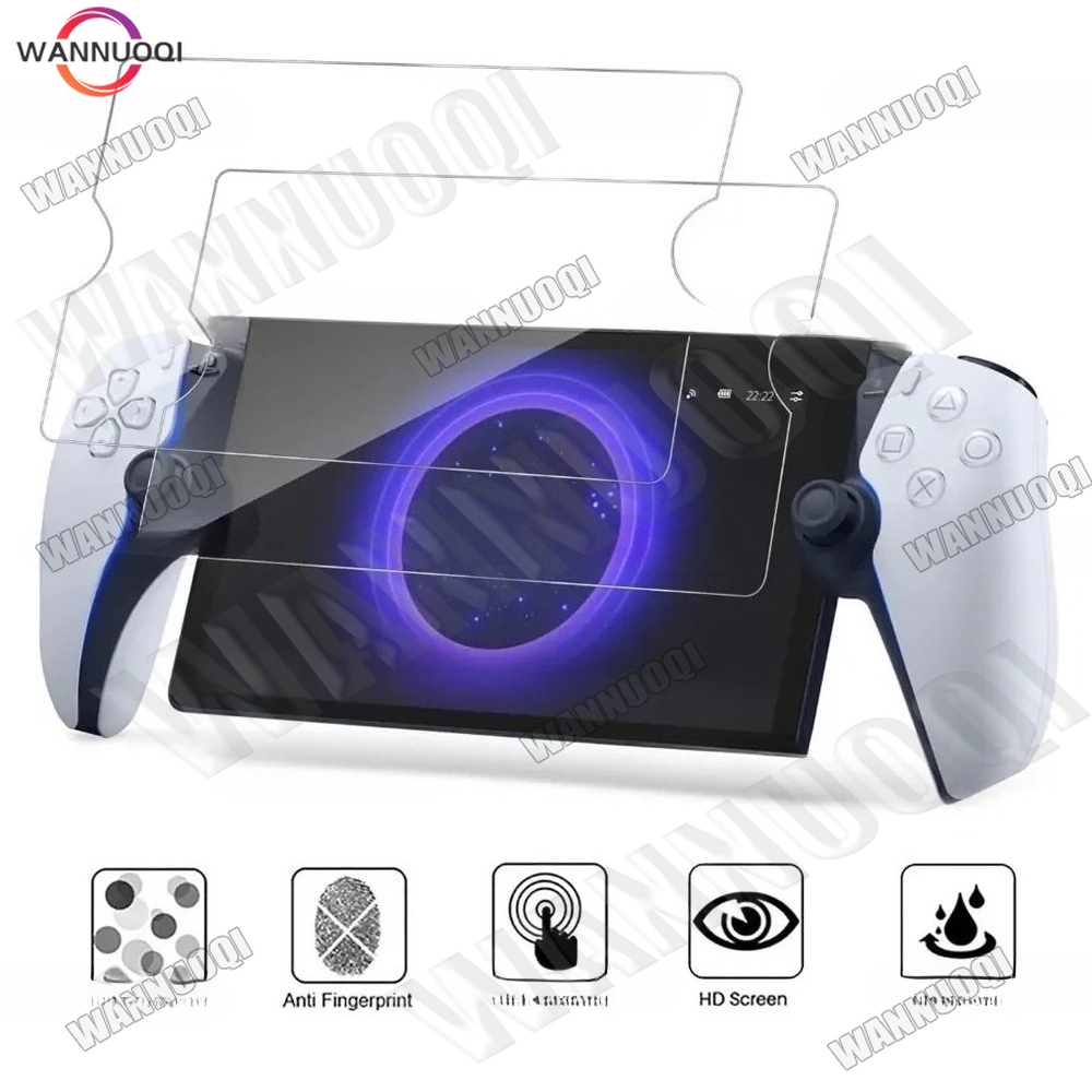 TEMU 2pcs Screen Protector For Playstation Ps5 Portal Handheld Anti-scratch Tempered Glass Protective Film Gaming Accessories