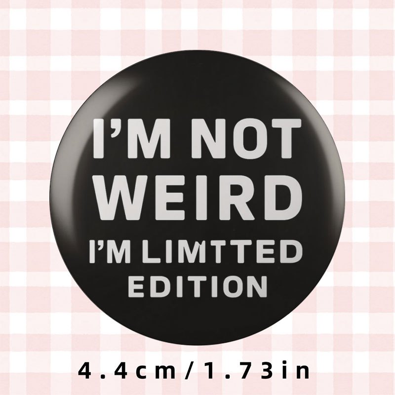 TEMU 2d Creative Abstract Funny Safety Pin Badge Anime Pattern. Suitable For Badge Accessories Gifts, Recommended Decoration Accessories For Men And