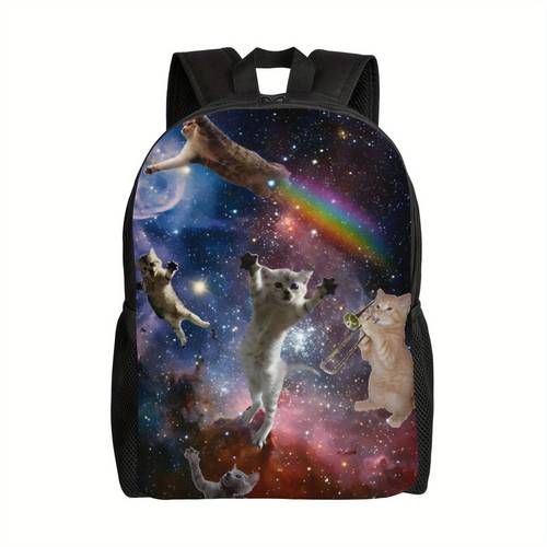 1pc meowterverse cartoon backpacks school bag gift for men