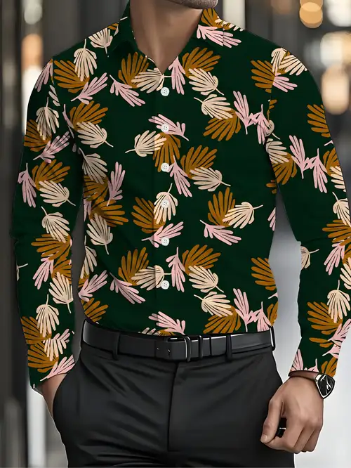 Camicia Anni '70 In Raso Colorata - Travestimento Carnevale E Festa In Maschera - Foto 2