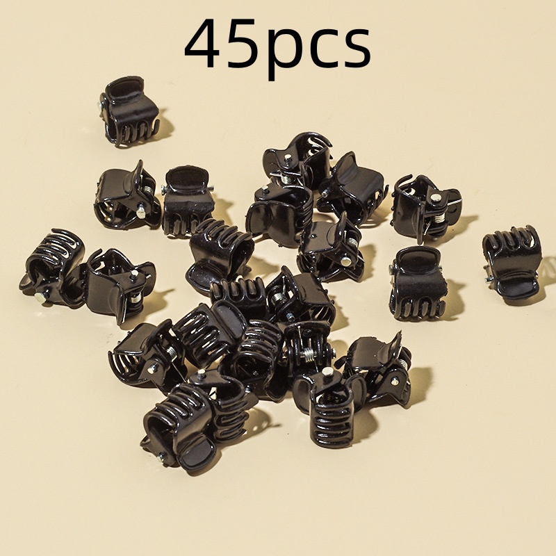 TEMU 45 pz Mini Fermacapelli o Ambra - Forcine Geometriche a Presa Forte per gli Spostamenti Quotidiani