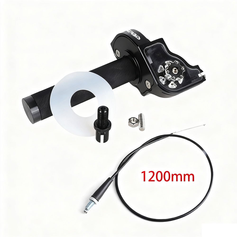 TEMU Universal 22mm Twist Grips For Throttle , Made Of Cnc Aluminum Alloy, Suitable For Dirt Bikes Ranging From 50cc To 250cc, Including Models Like