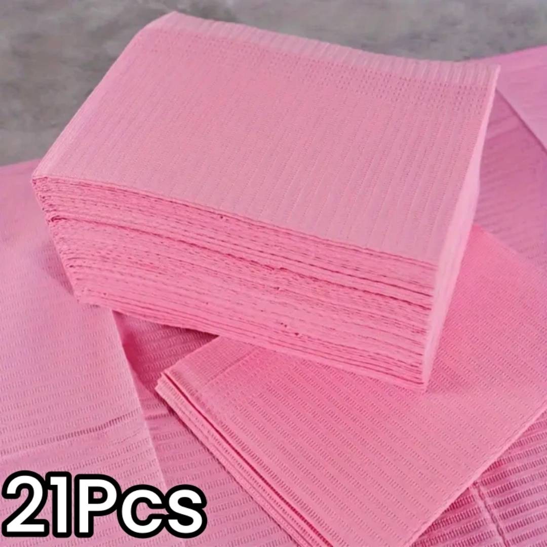 TEMU Multifunctional Pink Disposable Waterproof Beauty Mat Nail Art Eyelash Tattoo Tattoo Universal Thickened Portable Dirt Pad Single Hand Painting