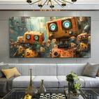 2d flat frameless modern canvas poster size 60cm x 120cm decor for bedroom and living room high machine washable perfect room decoration unframed wall art 2d flat room decor