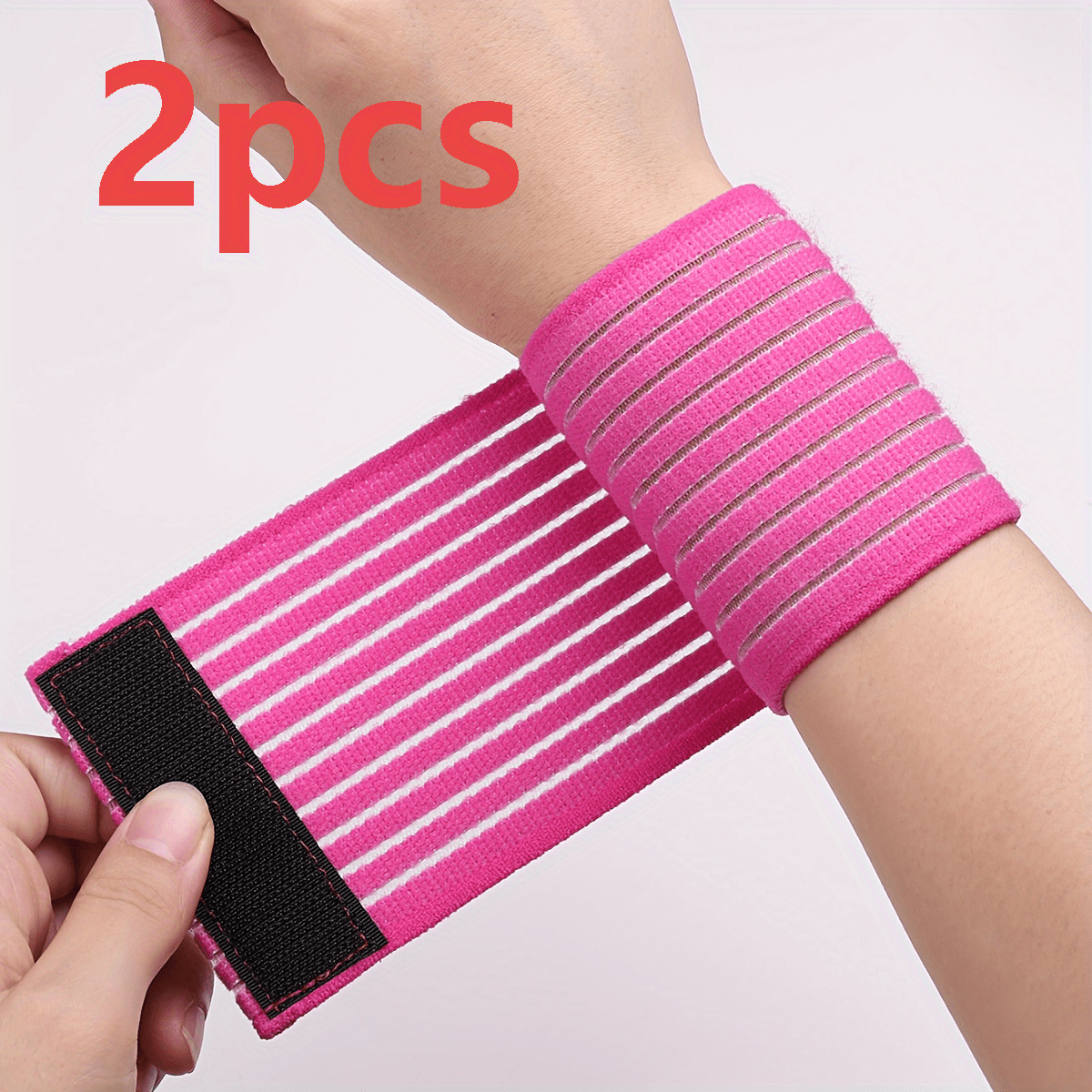 E-shop 2 Stück Kompressions-Verstellbare Handgelenkstütze, Fitnessbandage für das Training geeignet