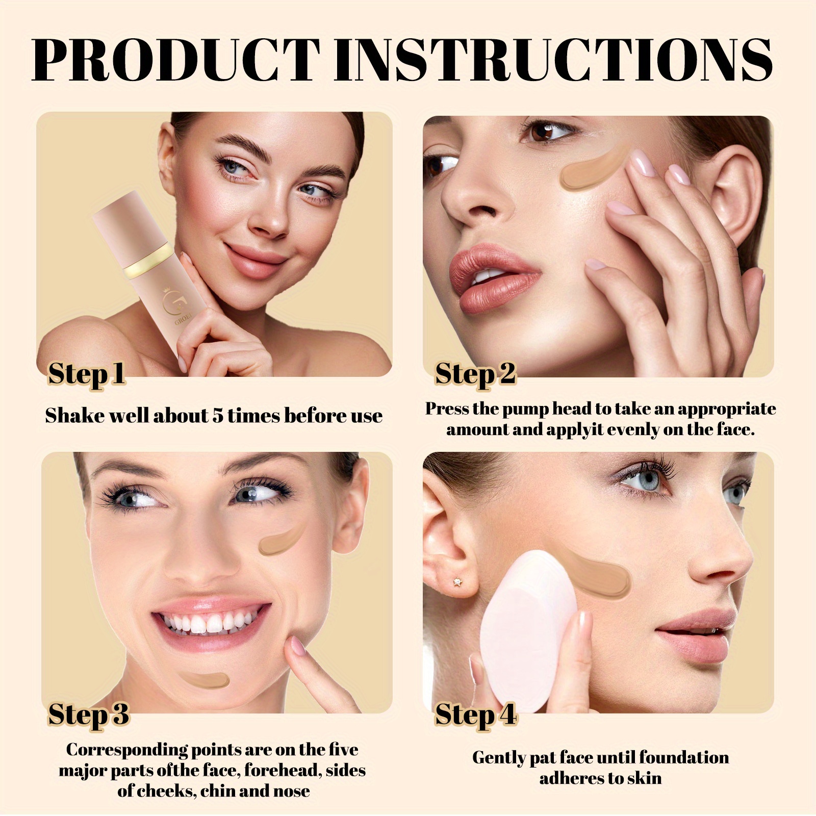 2pcs Luxurious Color-Changing Foundation Set