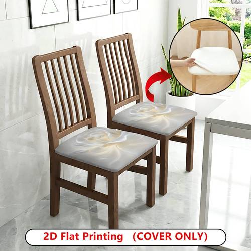 item picture 2pcs floral elegant luxurious elastic restaurant chair seat cover cover chair not included decoration theme detachable washable cushion seat cover protective cover suitable for restaurant living room office