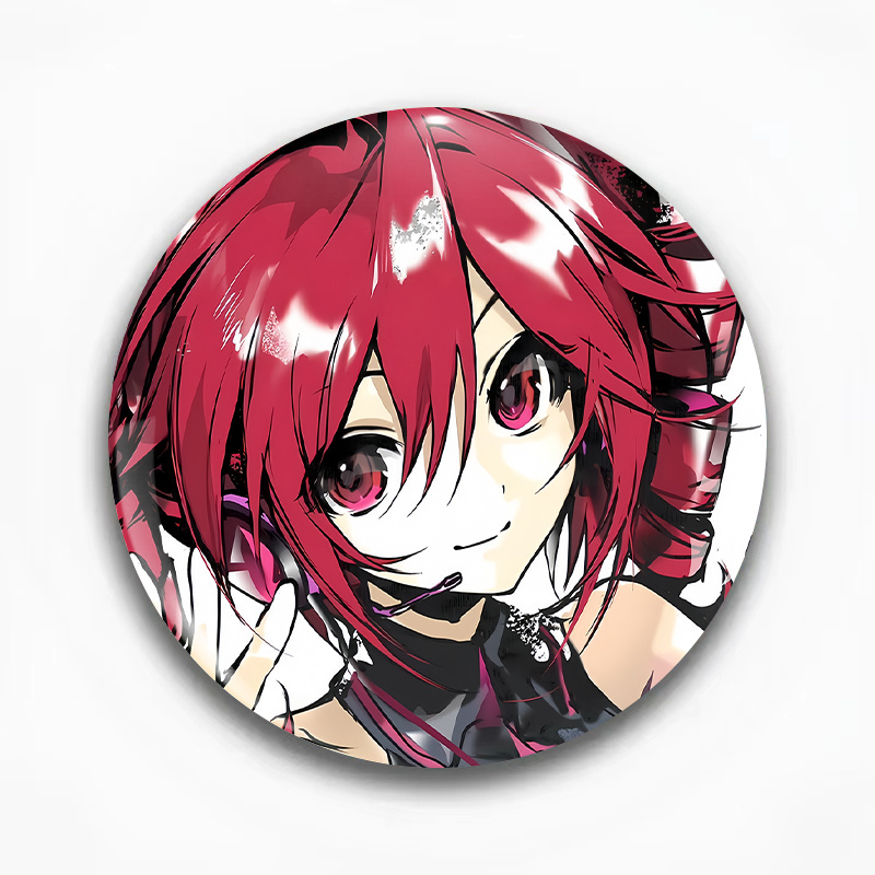 TEMU Anime Cartoon, Band Fashion Brooch, Unisex Round Badge Pin - Suitable As A Fun Gift And Idea Family, , , 58mm Trending, 1pc, Latest Style