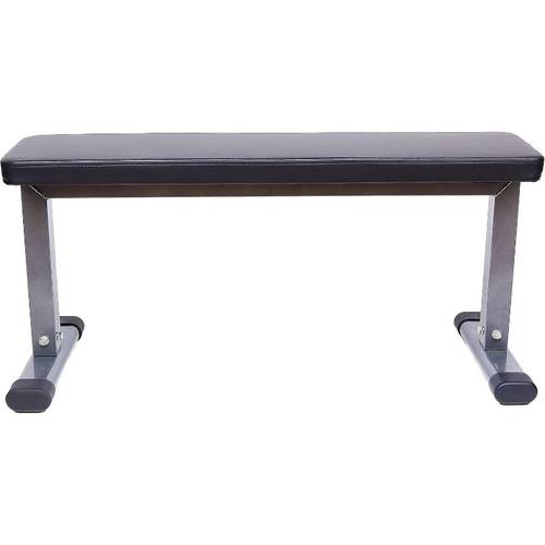 flat weight trainer 600 lbs capacity black gray