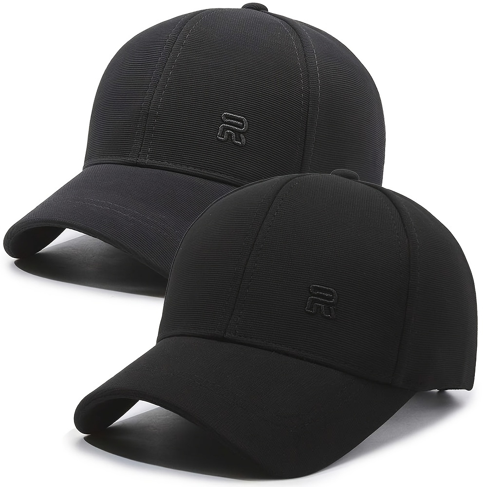 2 New Stylish Baseball Caps, Thin and Breathable, Duckbill Hats, Outdoor Hats, Suitable for Hiking, Travel, Christmas Gifts, New Year's Gifts, Family Gifts, Valentine's Day Gifts, Birthday Gifts, No Batteries Required