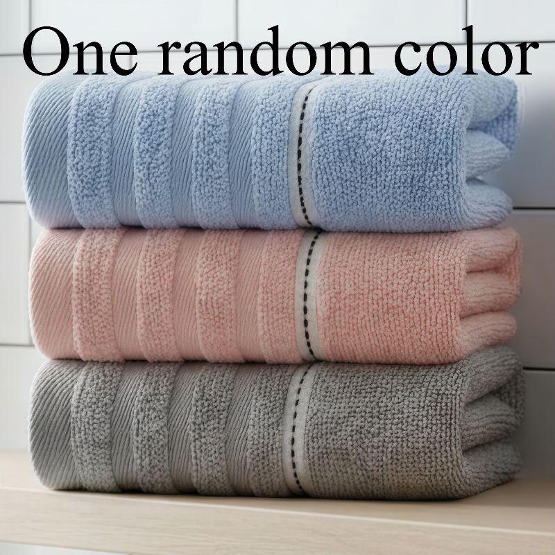 TEMU 1pc Random Color Premium Striped Hand Towel - Heavyweight Quick-dry, Adult Towel, Hand Towel. Washcloth, Hand Towel, 27x12 Inches, Suitable For