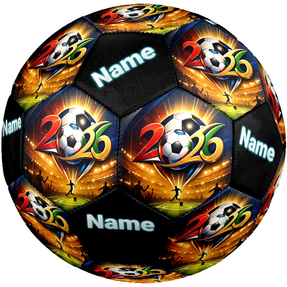 TEMU 1pc Name/text Soccer Ball - Professional Size 5 Suitable For Training & Matches, Machine-stitched High-elasticity Wear-resistant Anti-slip Ball