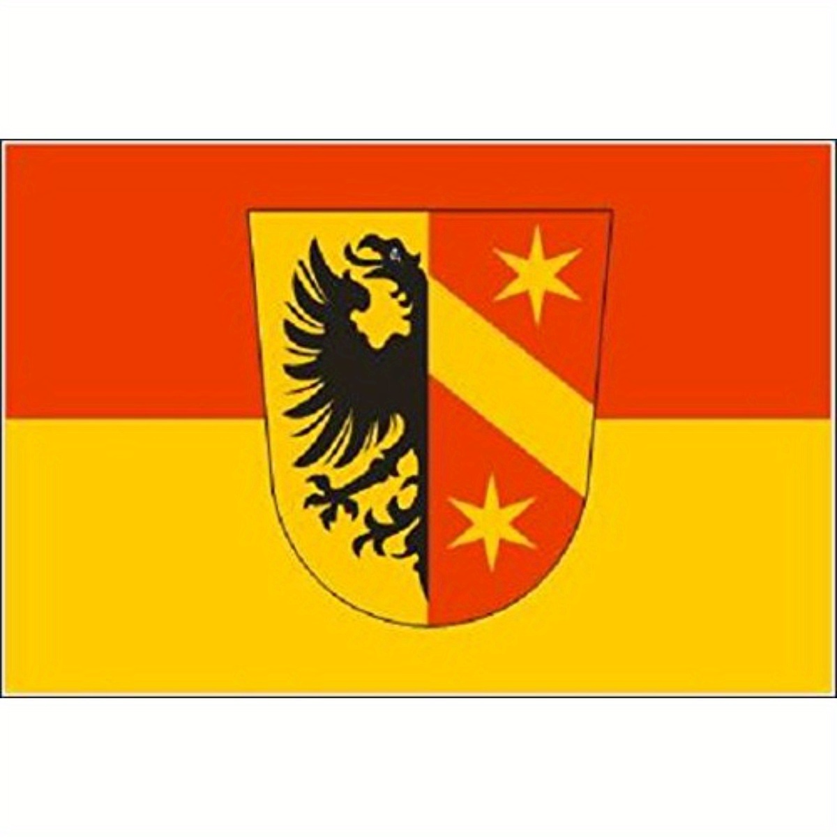 U24 Flagge Regensburg 90x150cm - Polyester Fahne Mit Metallösen Wetterfest
