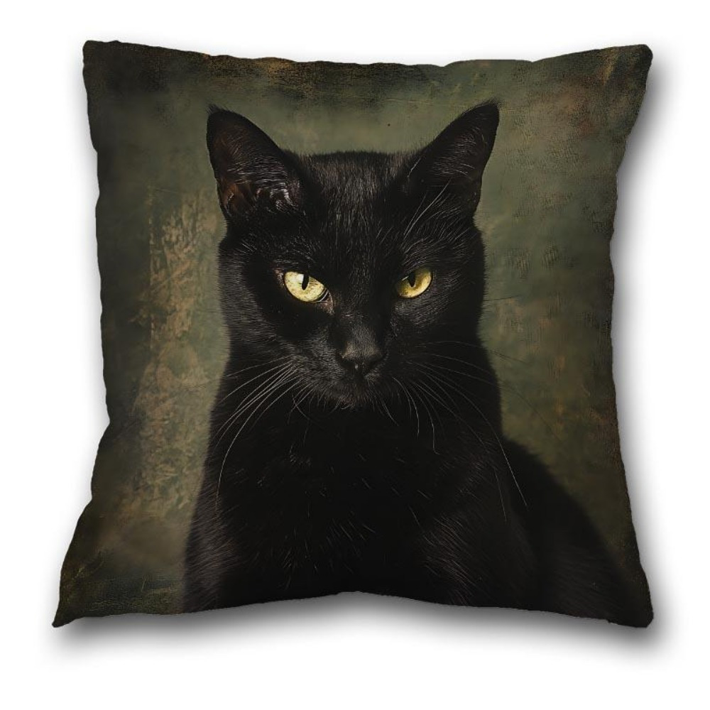 TEMU 1 taie d'oreiller en peluche portrait de | Housse de coussin courte en polyester, impression simple face, 45cm x 45cm, idéale pour la décoration