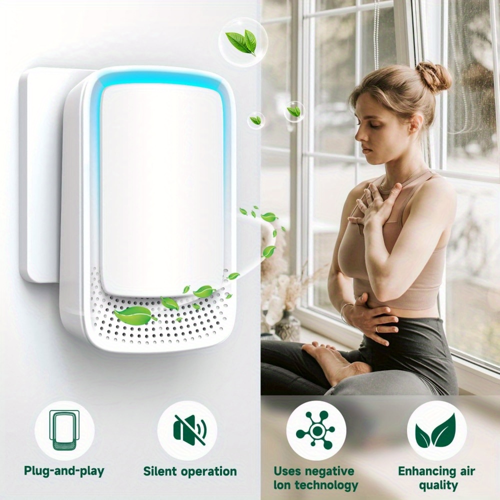 2/6pcs Plug-In Air Purifier for Home - Portable Ionic Air Cleaner,... product image 3