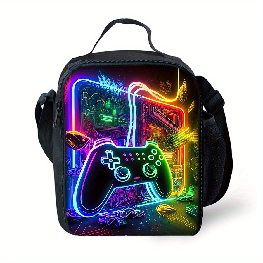 TEMU Cool Gaming Controller Black Unisex Lunch Bag (non-food Contact)