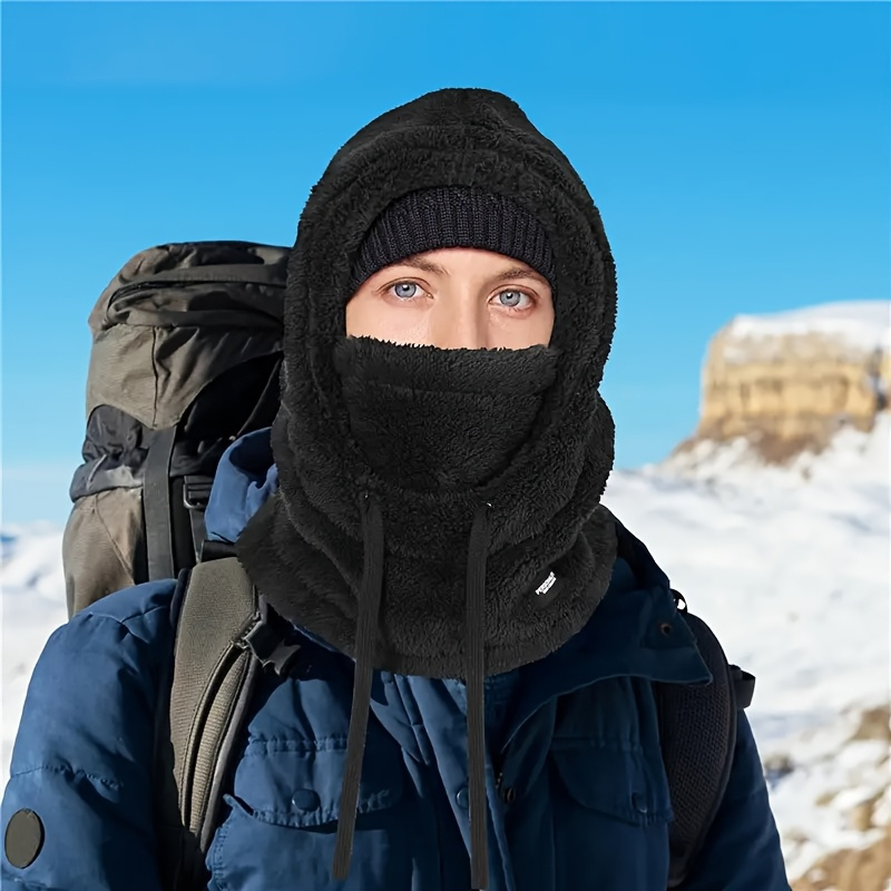 Women'S Winter Fleece Hooded Scarf - Windproof, Ear Protection, Thick And Warm, Suitable for Outdoor Travel/Sports/Shopping/Socializing, Christmas Gift, Winter Essential[3 Colors Available]