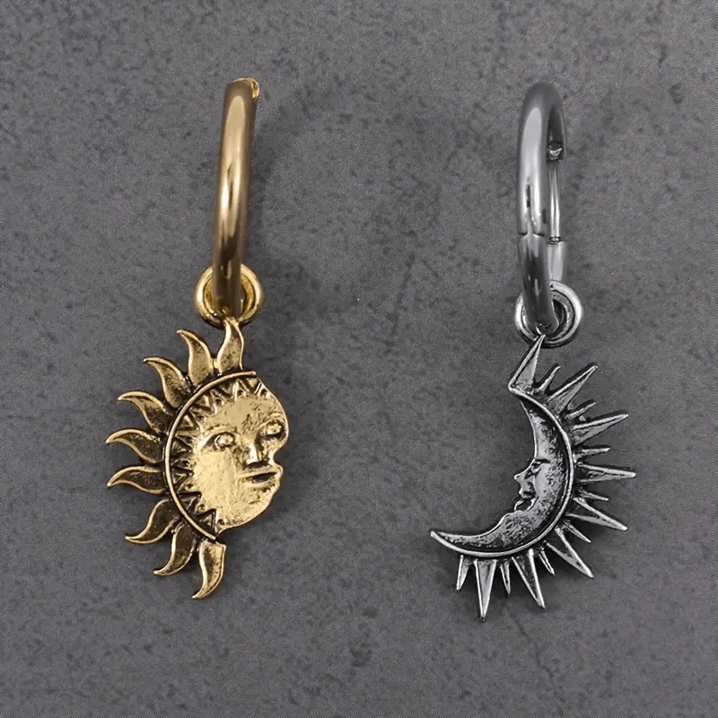 Image of 1 Pair Of Women's Antique And Drop Earrings, Couple Earrings For Daily Wear, Vacation, Parties, Valentine's Day Gift, Birthday Gift