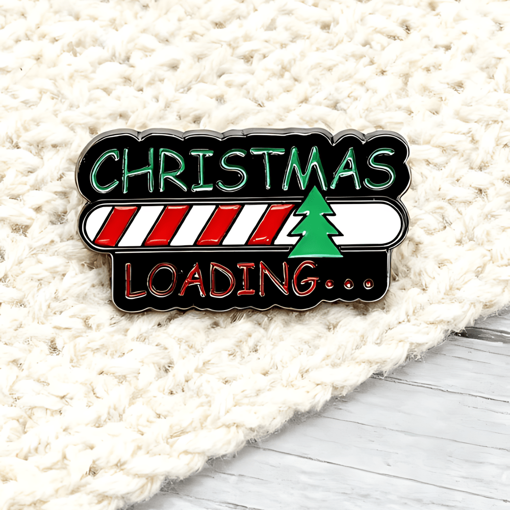 Image of 1pc Christmas Brooch With & Canes - Alloy Miniature Holiday Suitable For Women' Clothing, Bags, Hats - Cute Accessory For Wear, Thoughtful Gift For Christmas Lovers