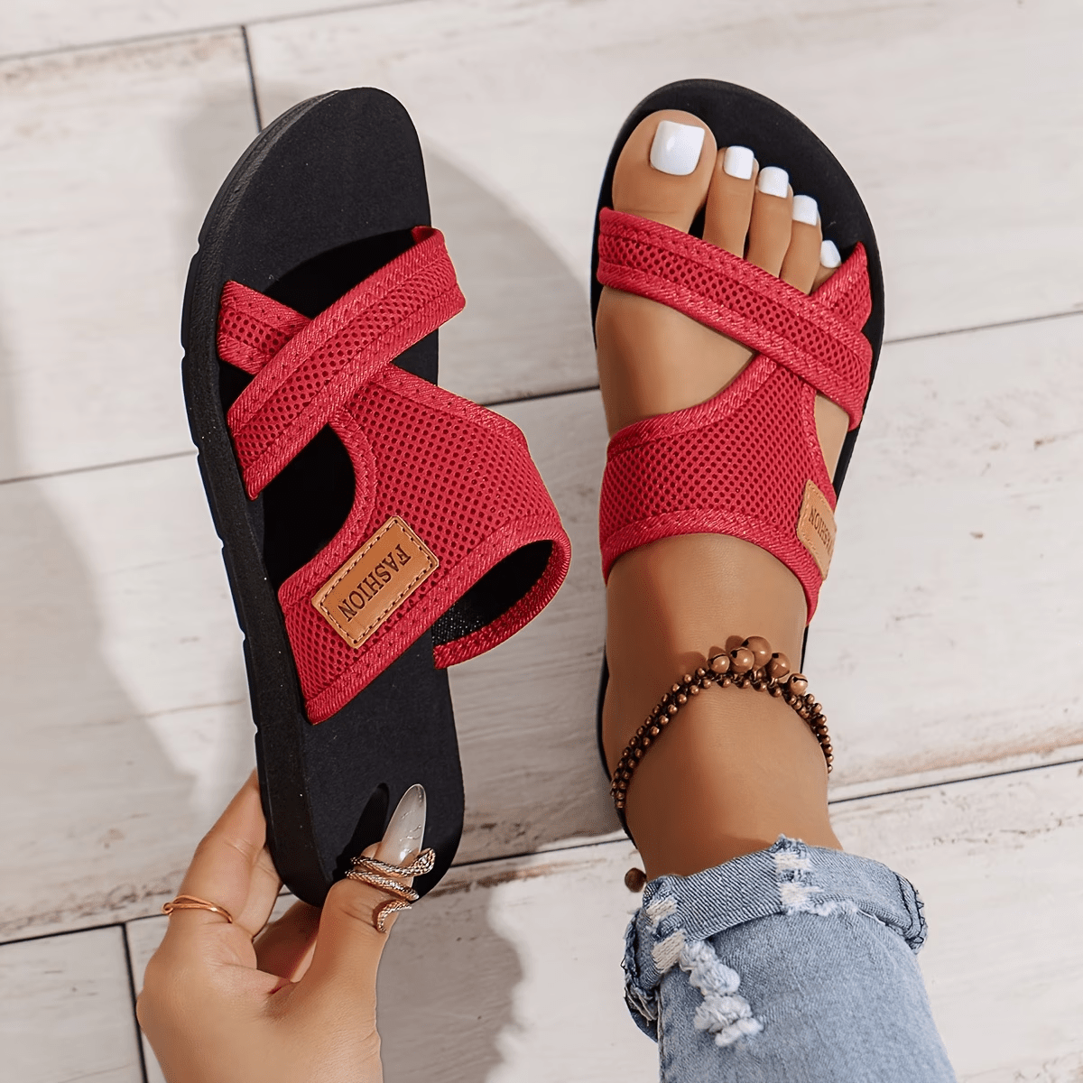 dam sandaler dam slip-on ballerinaskor dam   korsade sandaler dam strandskor flip flops sport sandaler