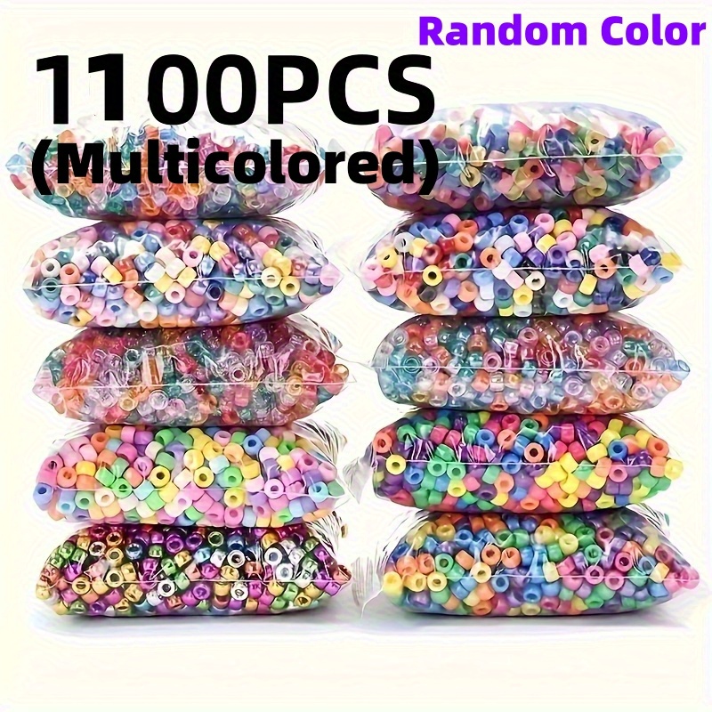 700pcs Multicolored Pony Beads for Jewelry Making
