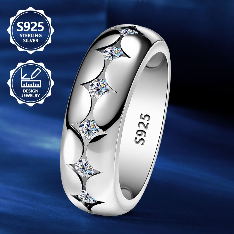 925 Sterling Silver Exquisite Women's Fashion Ring, Elegant And Trendy, A High-end Women's Jewelry Ring With Great , Suitable For Vacation Trips, Daily Wear, And Is The Perfect Commemorative Gift For