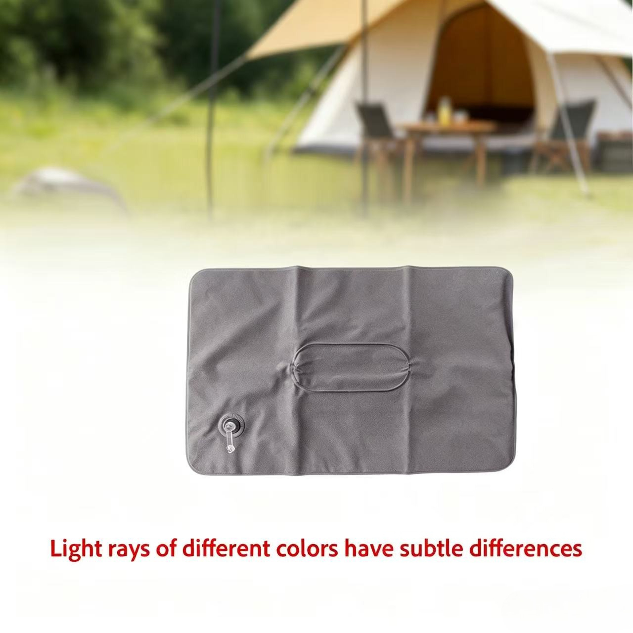 TEMU 2026 New Style Inflatable Travel Pillow, Portable Inflatable Camping Pillow With Neck And Lumbar Support, Washable Inflatable Pillow, Suitable