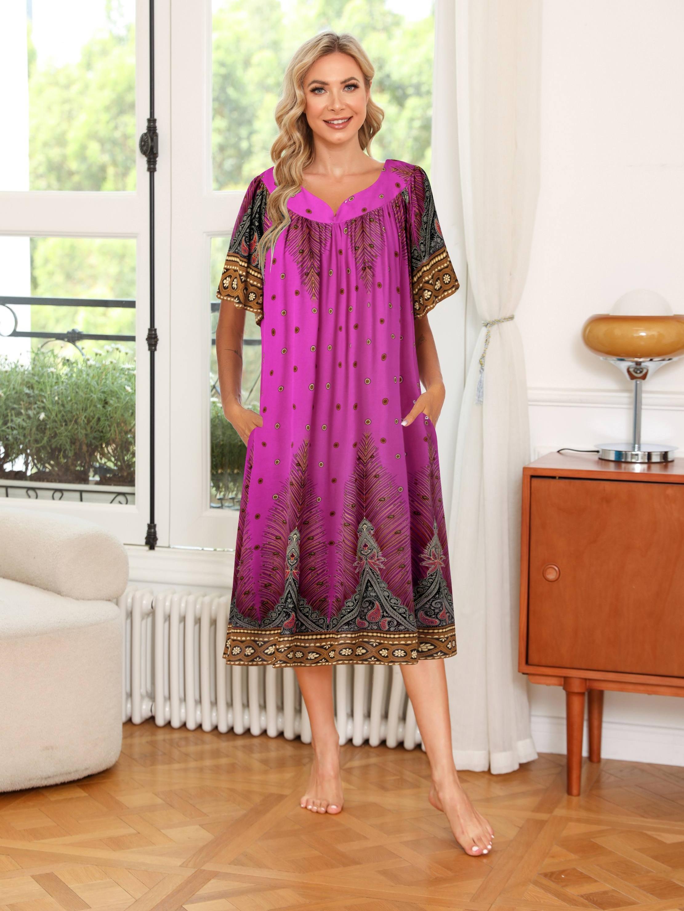 pink moo moo dress Pink Moo Moo Dresses At Walmart Mumu Dress Walmart TikTok Shop