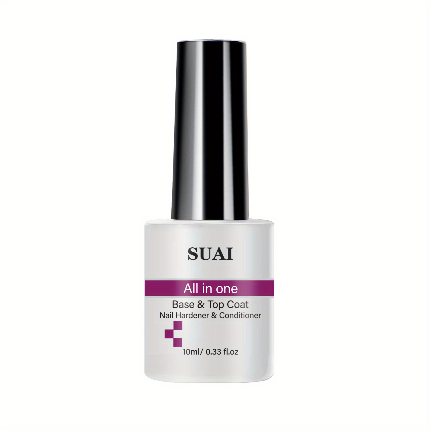 Image of All In & , Nail Hardener, Moisturizes & Protects Nail Care, Nail Strengthener With Keratin & Vitamin, Protect From Lacking , Alcohol-free, White, 10ml/0.33fl.oz