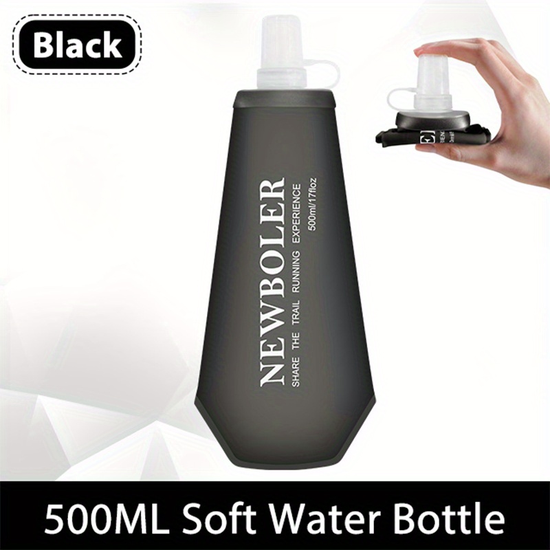 Image of Newboler 150/250/500ml Collapsible Tpu Water Bottle, Leak-proof, Lightweight, Ideal For Outdoor Sports, Cycling, Hiking, Fitness, Bike Hydration Device | Bottle | Durable Water Bottle