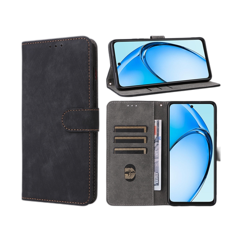 TEMU Phone Case: Phone Case For Oppo, Rfid Blocking Wallet Phone Case, Premium Synthetic Leather Flip Cover With Card Holder & Kickstand, Dual-layer