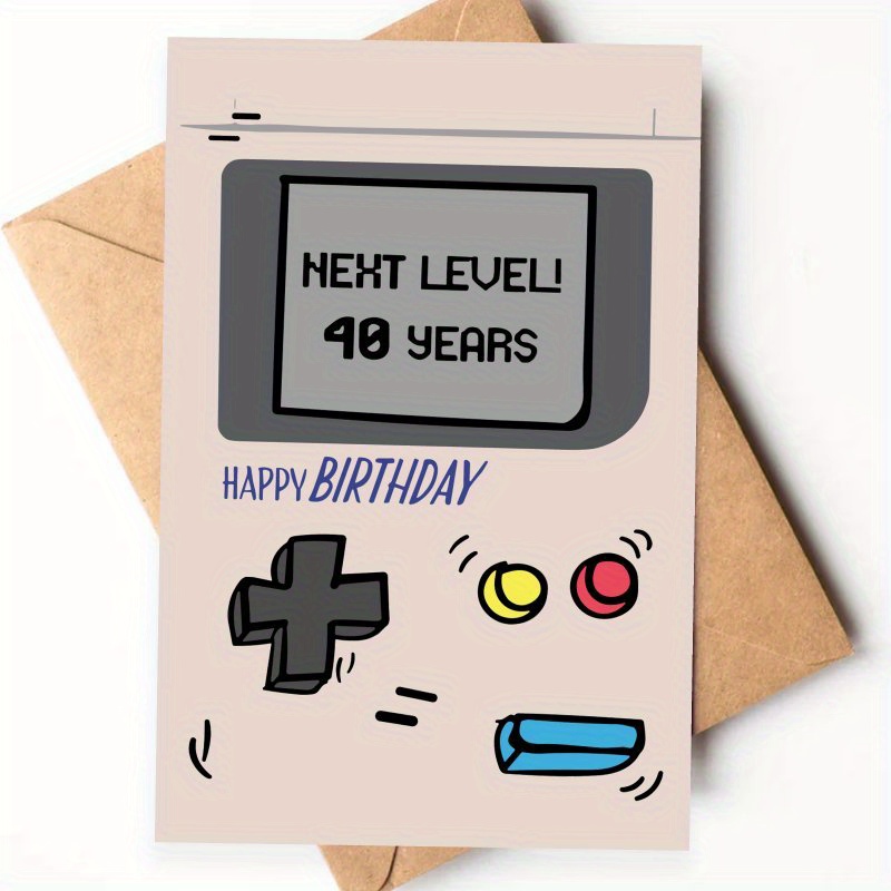 TEMU A Humorous German Birthday Card For A 40th Celebration, Suitable For Any Event, And An Ideal Gift For , , And Relatives