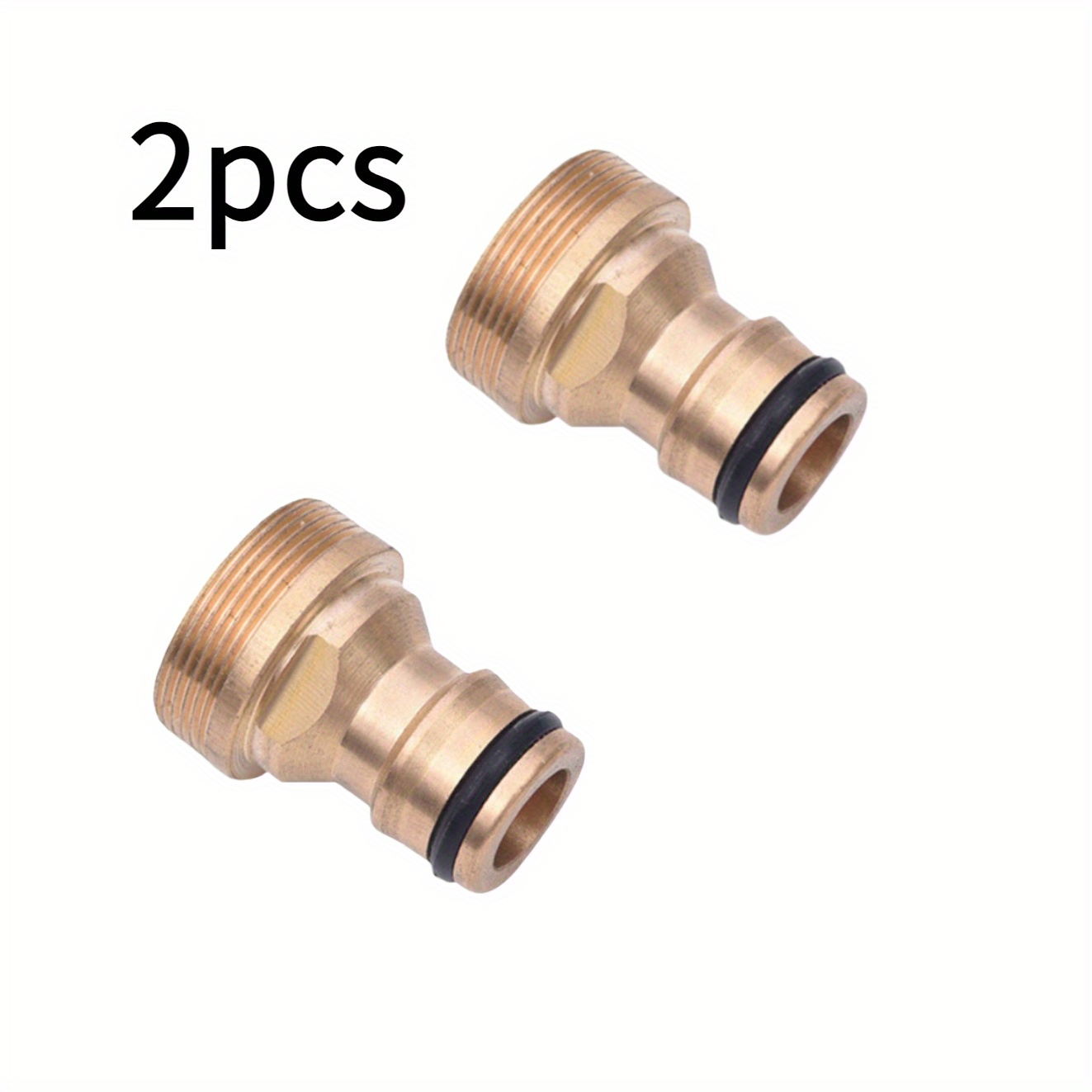 1/2/6pcs-brass Quick Connect Garden Hose Adapter- Leak Proof, Rust Proof Faucet Adapter, Convenient And Easy Watering, Household Adapter