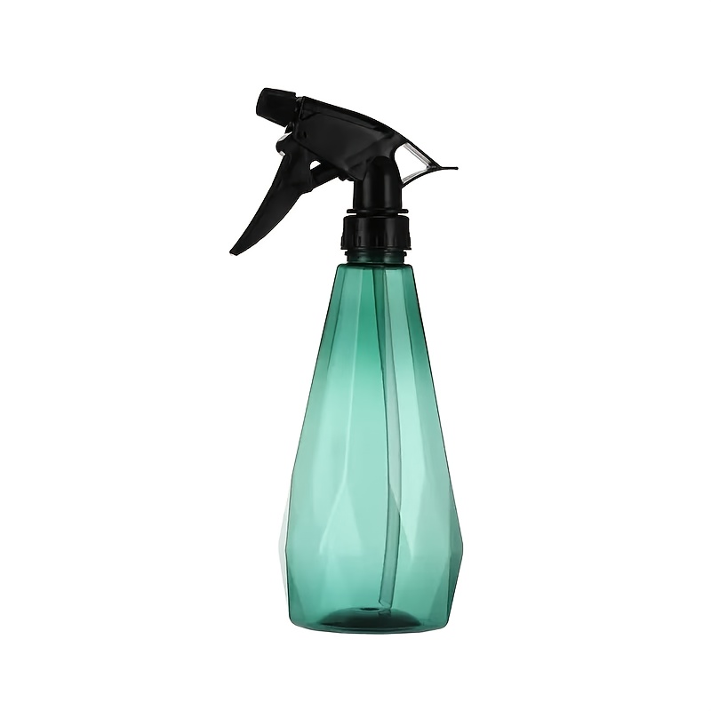 TEMU 1 X 400ml/500ml Transparent Plastic Pressure Spray Bottle With Black Handle - /spray, Suitable For Watering Plants And Household Disinfection,