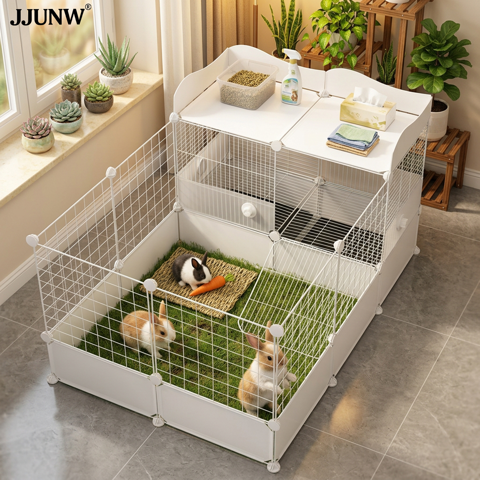 rabbit cage sold on Temu United States