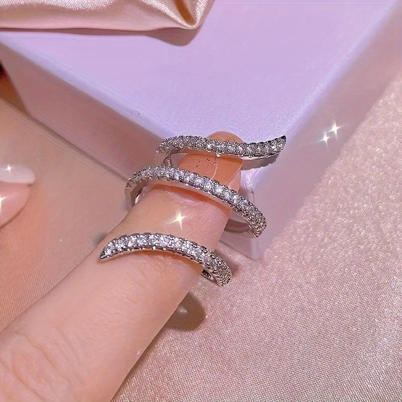 Personality Twist Adjustable Opening Ring