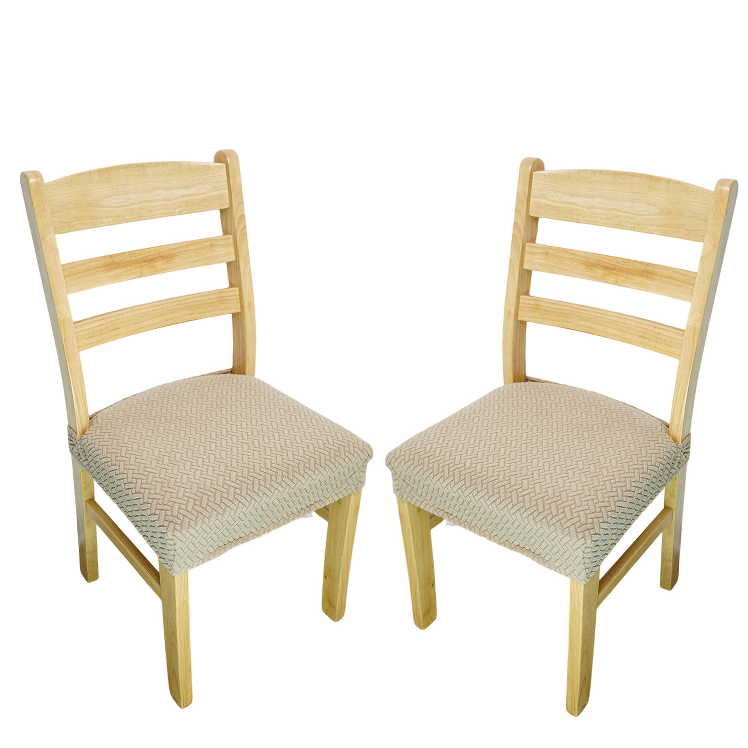 TEMU 2 pezzi Coprisedia Jacquard Elasticizzati a Quadri e a Righe - Con Fibbia a Linguetta sulla Schiena, con Chiusura a Elastico, Protezioni per